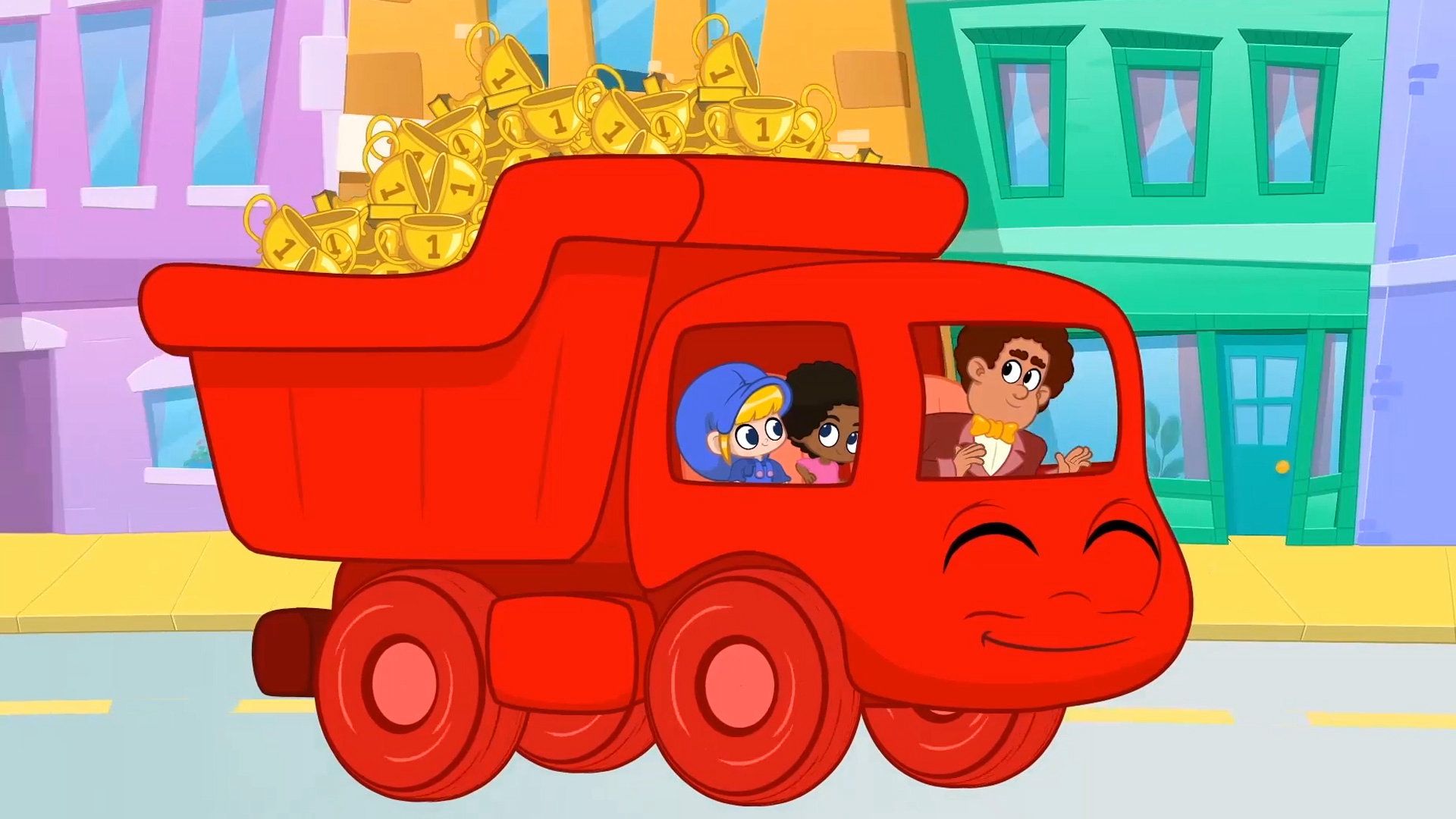Mein magischer LKW Morphle bekommt einen Preis - Autovideos für Kinder