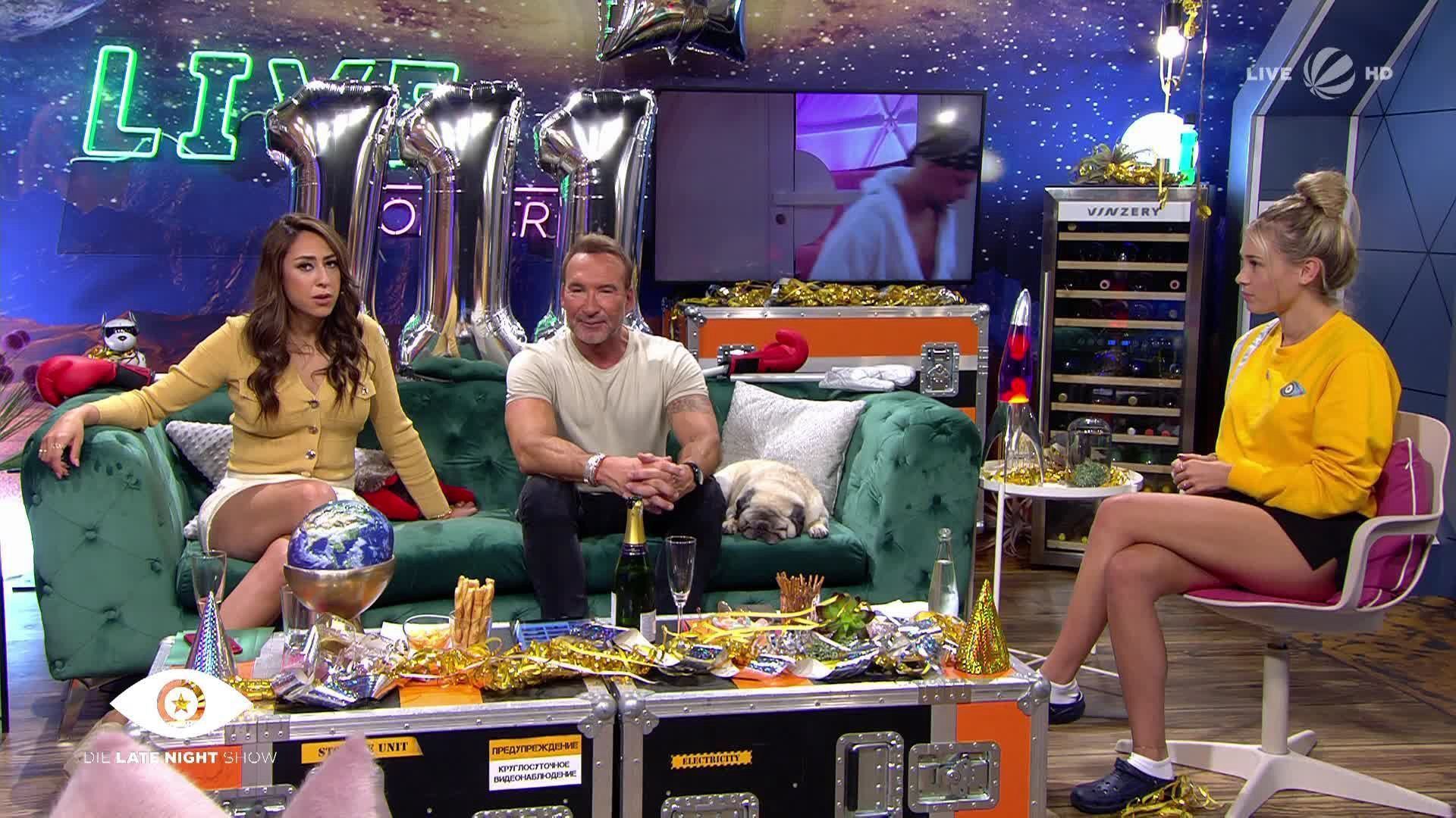 Tag 15 in der Late Night Show: Pikanter Gossip mit den Exits Payton Ramolla und Gitta Saxx!