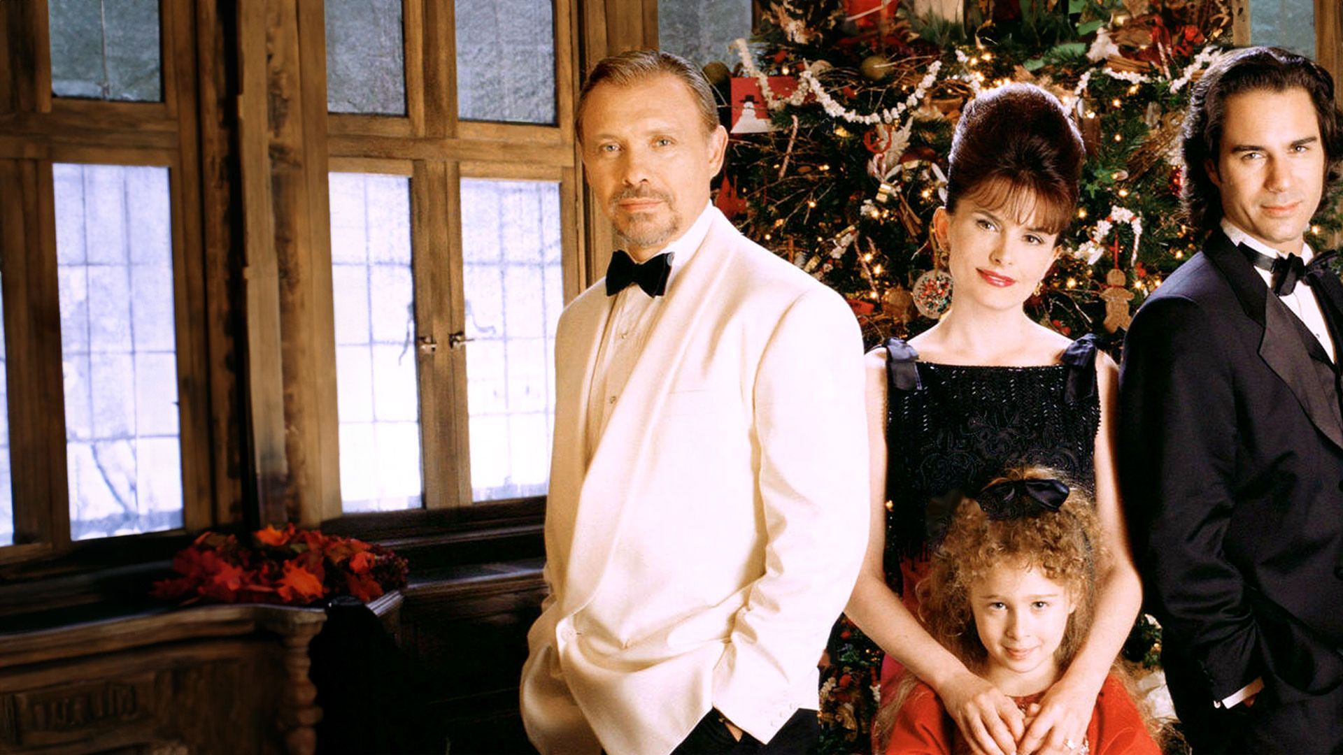 Eine Familie zum Weihnachtsfest