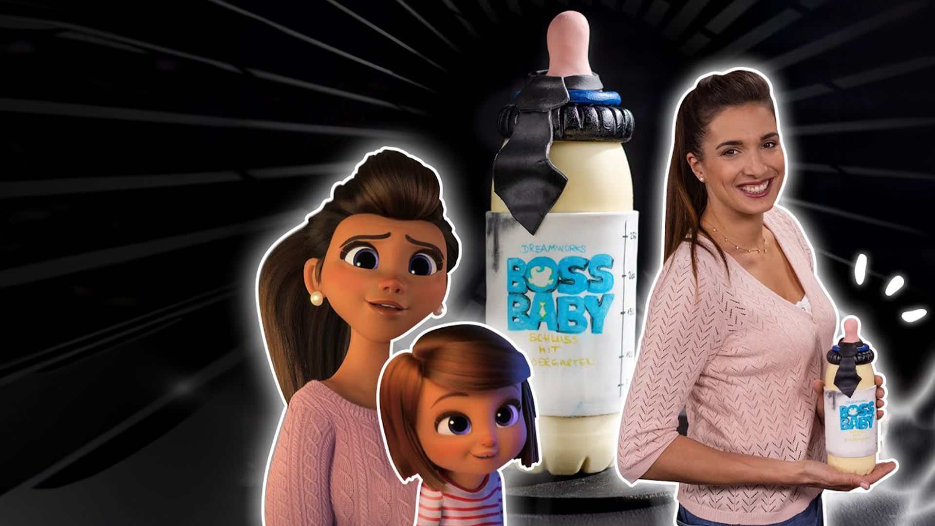 Boss Baby 3D Bottle / Gender Reveal Cake / Baby Shower Piñata Torte / Sallys Welt