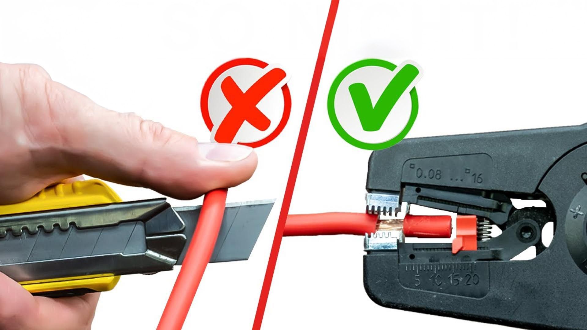 KABEL RICHTIG ABISOLIEREN - ALLES ÜBER ABISOLIERZANGEN & CO