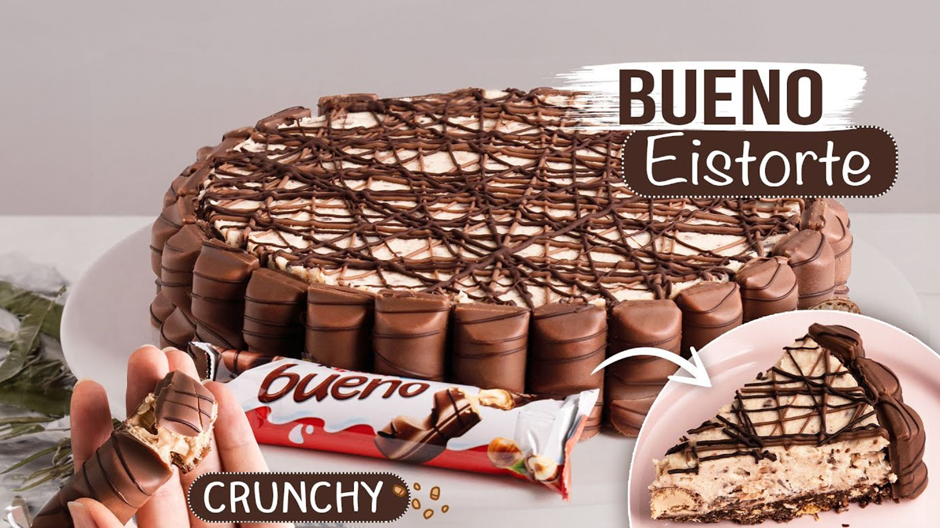Bueno Torte / ohne Backen / Eistorte / Ice Cream Cake / Sallys Welt