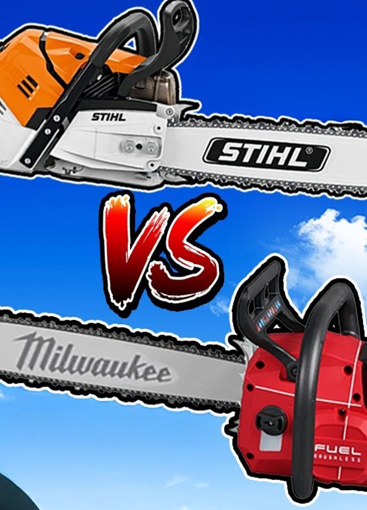 MILWAUKEE schlägt STIHL? MS 500i gegen 6 PS Akku Kettensäge