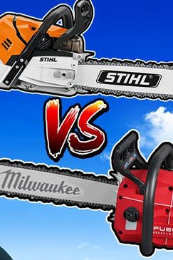 MILWAUKEE schlägt STIHL? MS 500i gegen 6 PS Akku Kettensäge