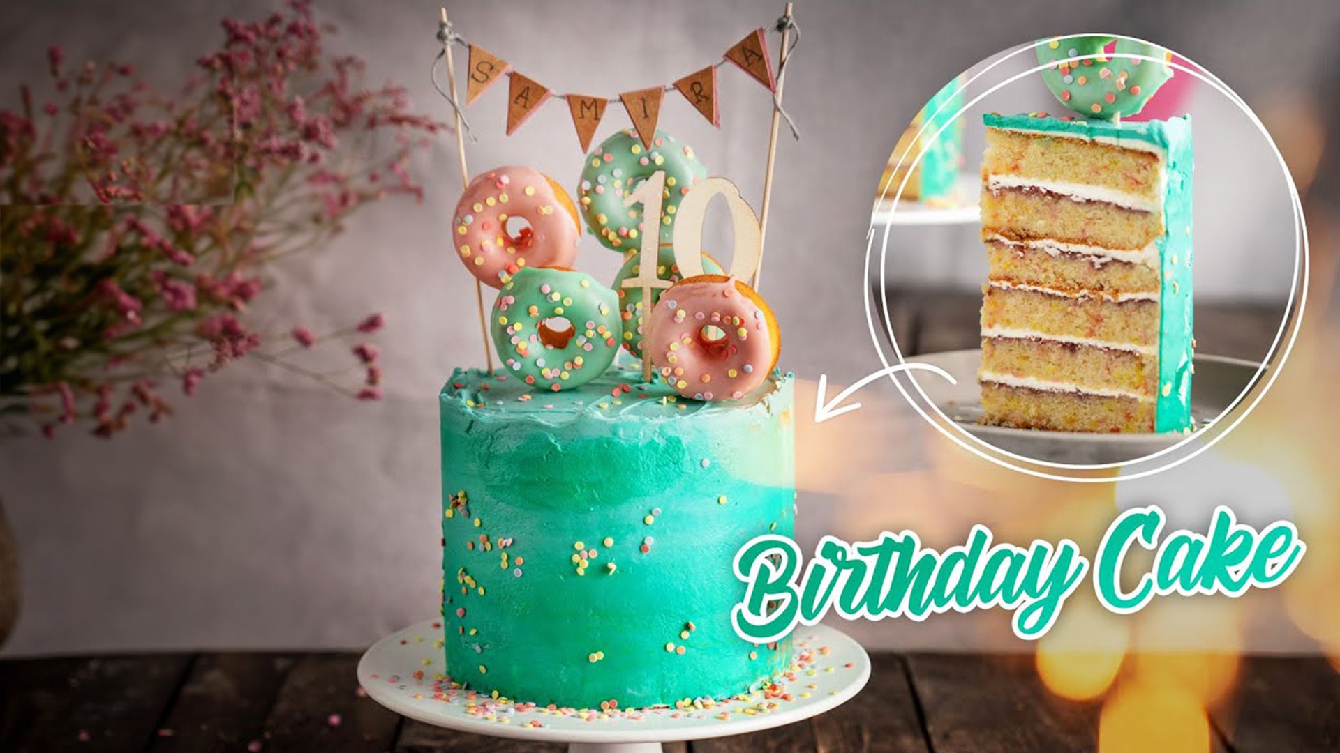 Donut Birthday Cake / Samiras Geburtstagskuchen / Sallys Welt