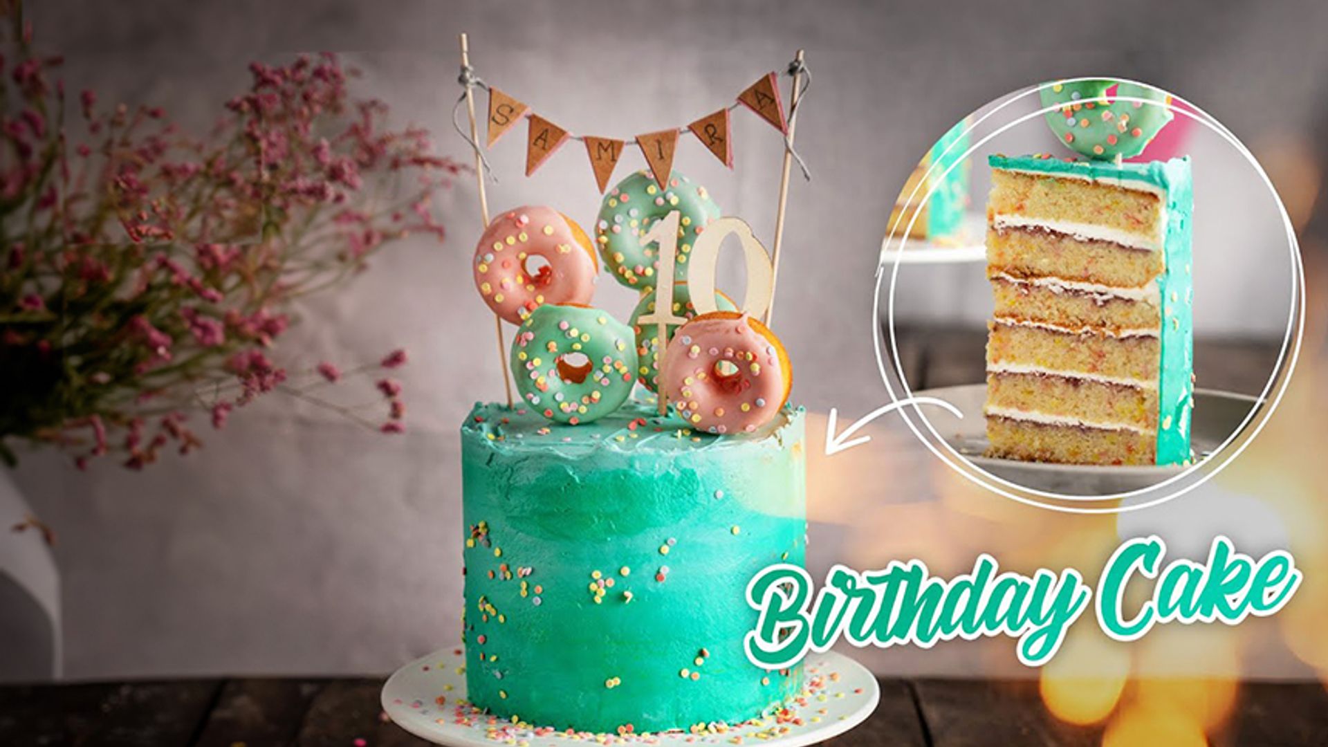 Donut Birthday Cake / Samiras Geburtstagskuchen / Sallys Welt