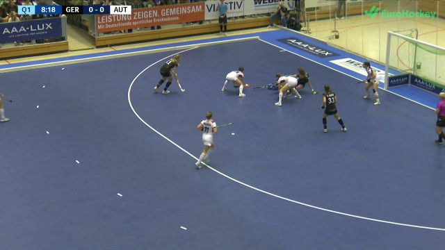 Hallenhockey EM Damen 2024: Semifinale 2, Österreich - Deutschland (in voller Länge)