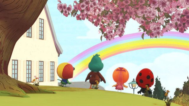 Calimero 3D: Regenbogen-Farben