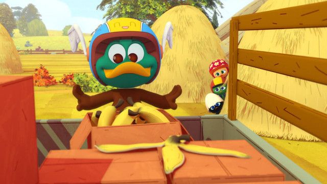 Calimero 3D: Alles Banane