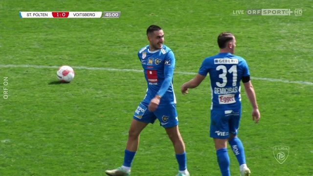 Fußball 2. Liga: SKN St. Pölten - Voitsberg