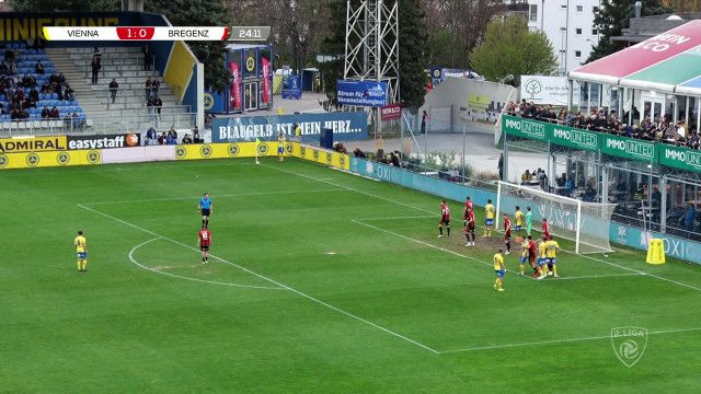 Fußball 2. Liga: Vienna - SW Bregenz