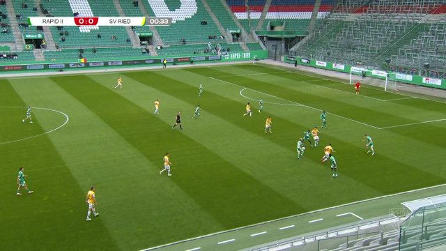 Fußball 2. Liga: Rapid II - Ried