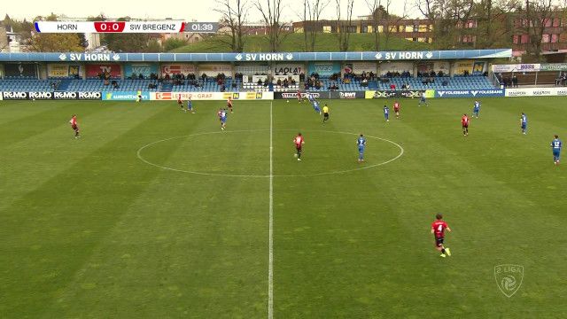Fußball 2. Liga: Horn - SW Bregenz (in voller Länge)