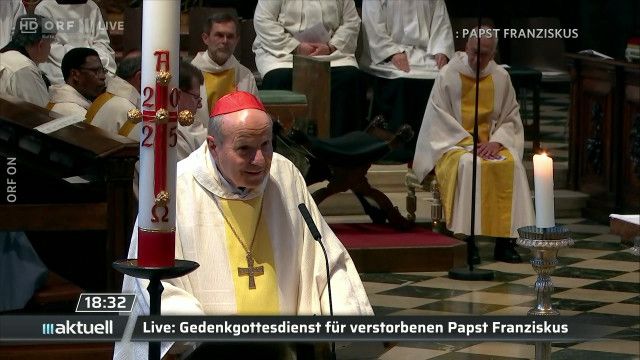 Gedenkgottesdienst für Papst Franziskus aus dem Wiener Stephansdom