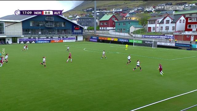Fußball Frauen U17-EM 2025: Norwegen - Österreich aus Klaksvik
