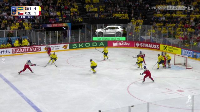 Eishockey-WM 2025: Schweden - Tschechien
