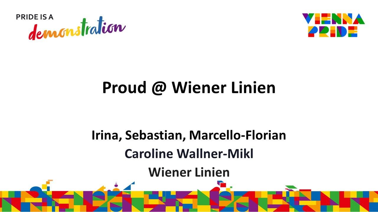 Proud @ Wiener Linien