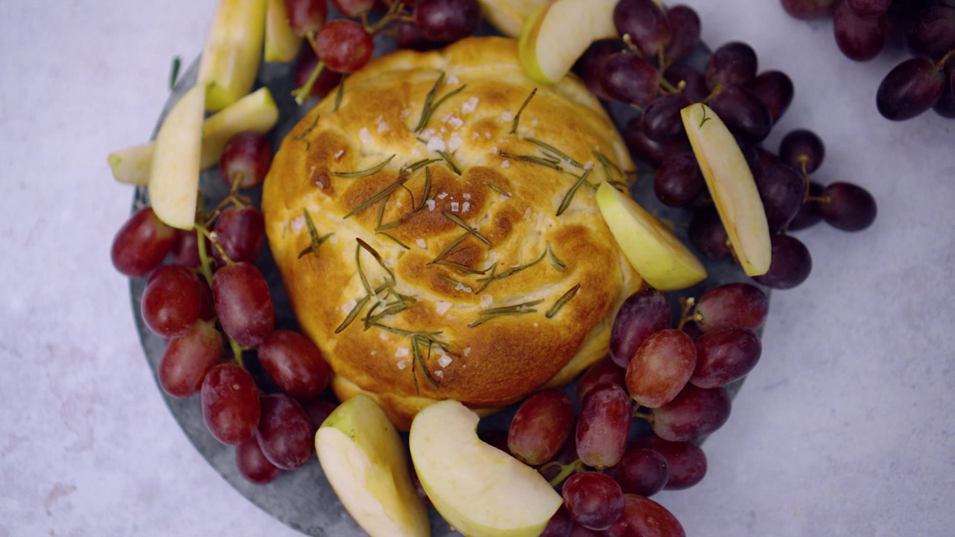 Geschmolzener Camembert