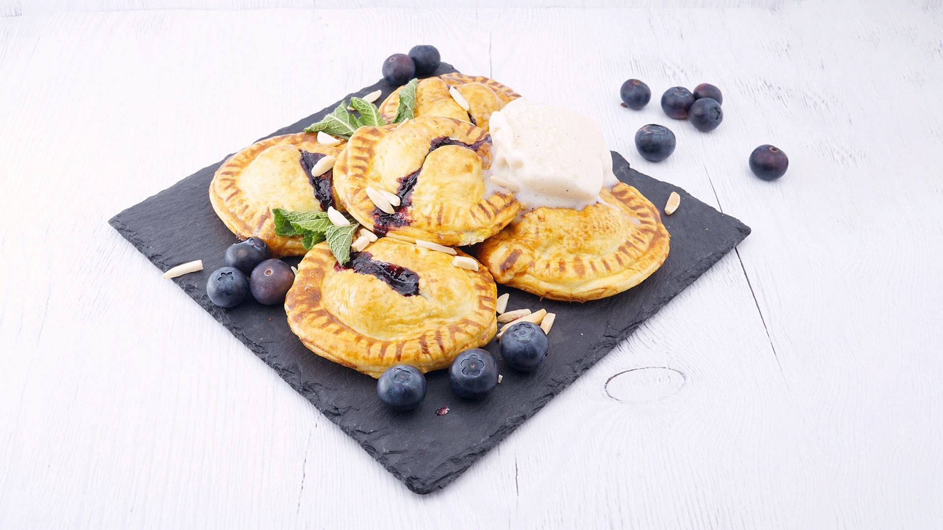 Schnelle Heidelbeer-Cheesecakes