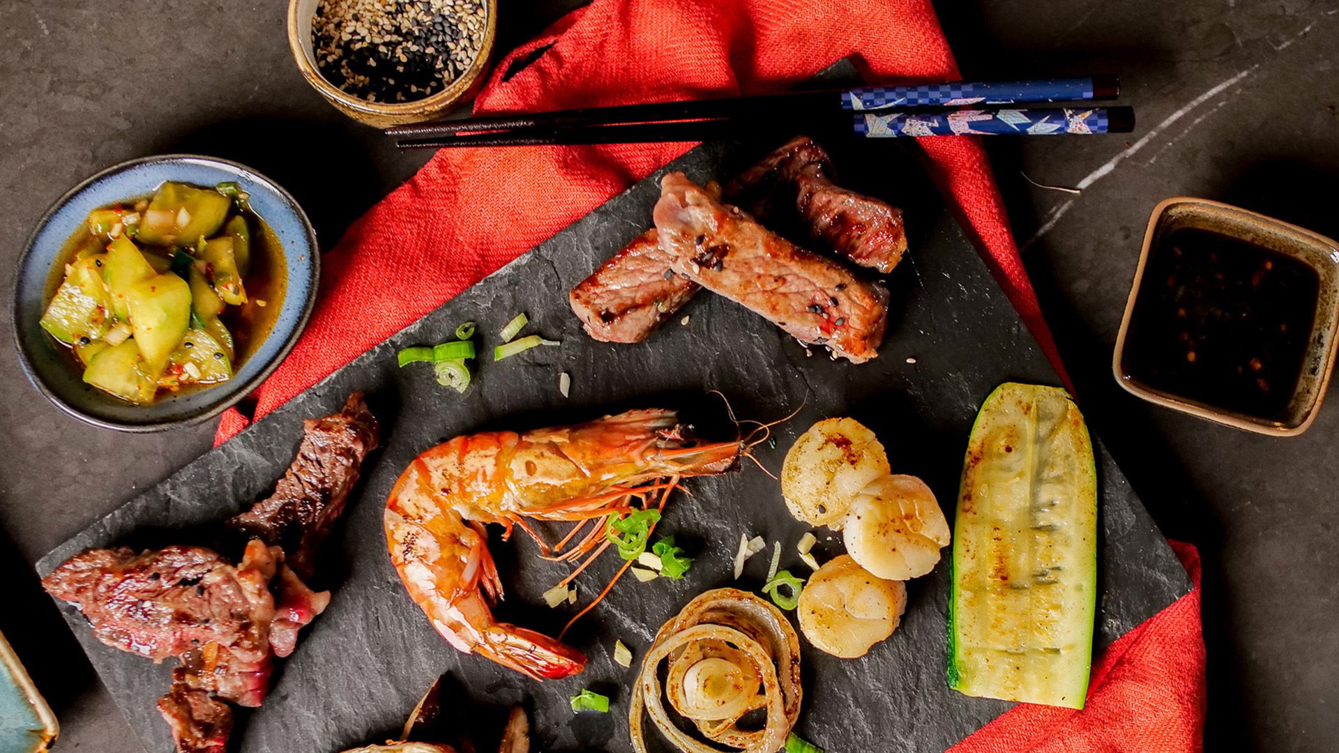 Japanischer Teppanyaki-Abend (direkt auf dem Esstisch!)