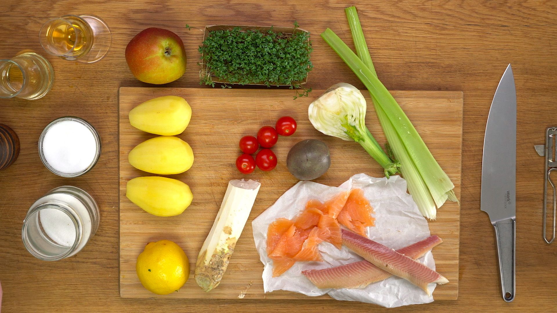 Osterfrühstück mit Räucherfisch
