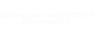 Großhuchen in der Steppe der Mongolei
