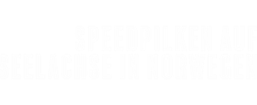 Speedpilken auf Seelachse in Norwegen