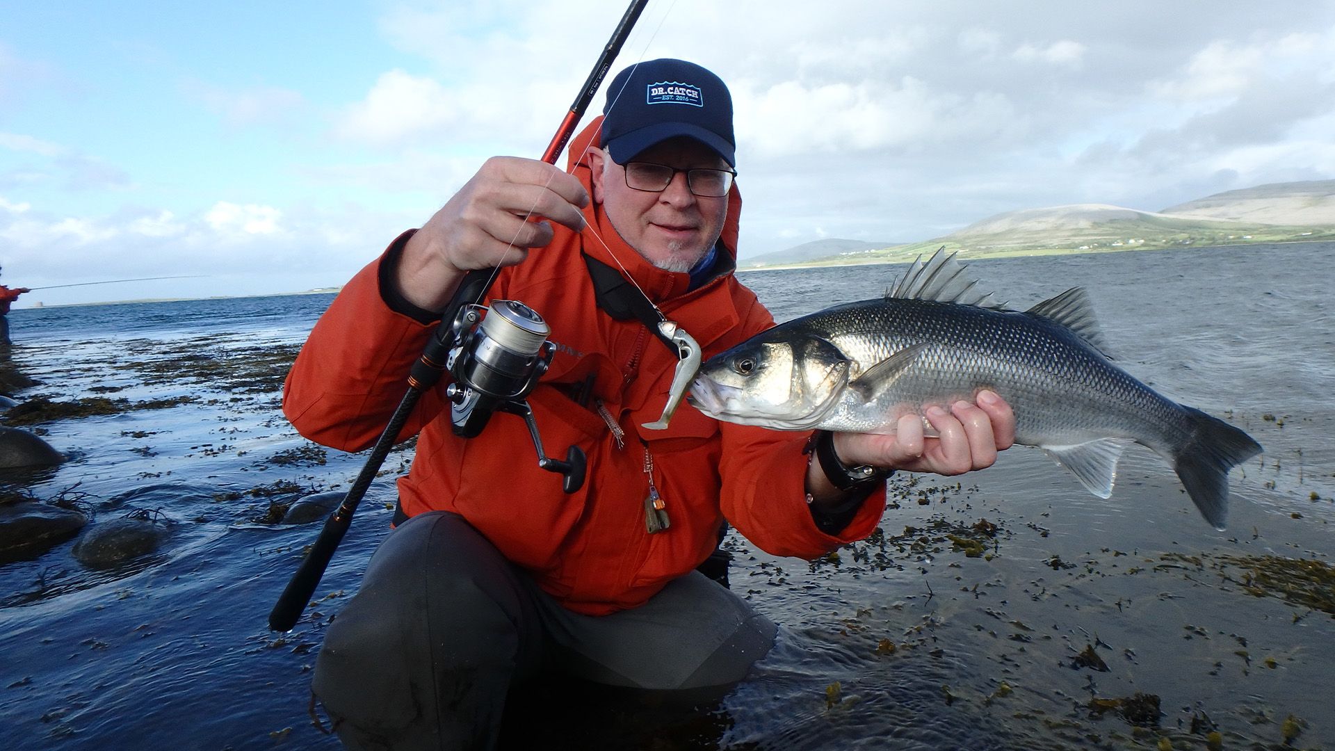 Wolfsbarsch Action am Wild Atlantic Way