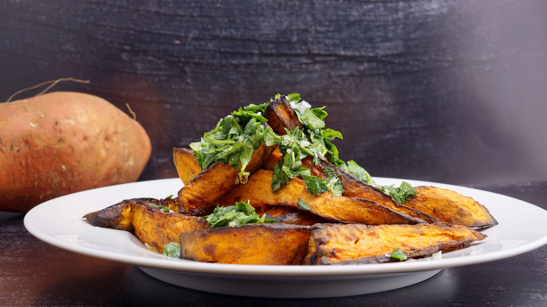 Süßkartoffel Wedges aus dem Airfryer