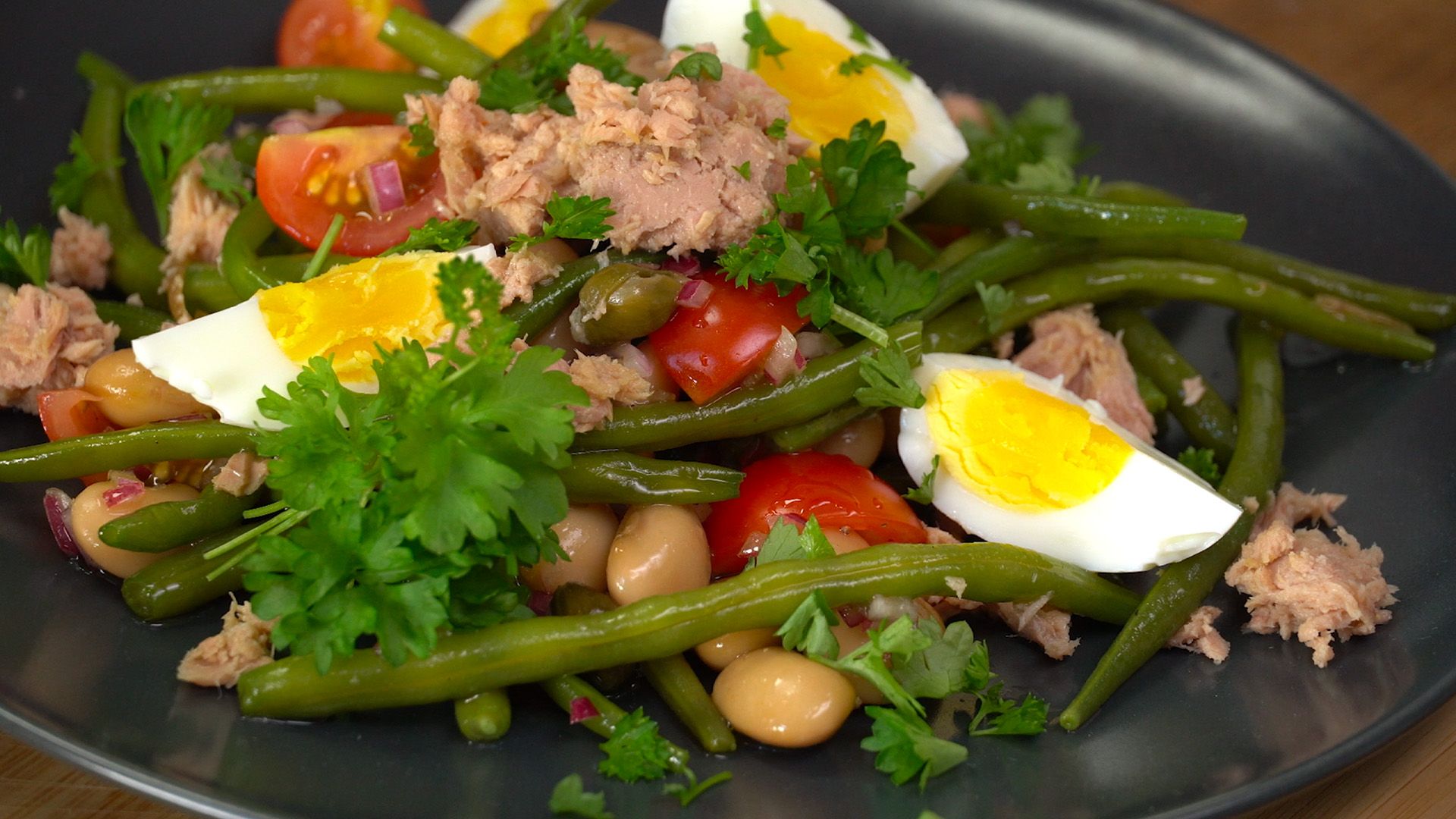 Feiner Thunfisch Bohnen Salat!