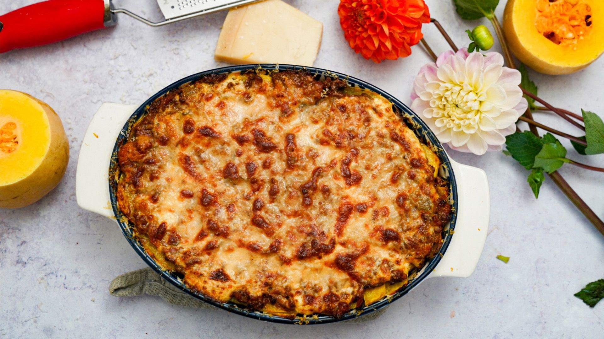 Kürbislasagne