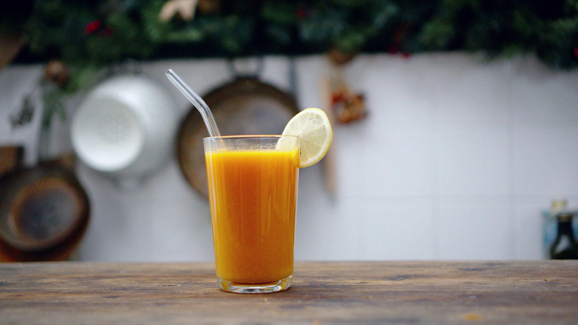Orangen-Ingwer-Saft