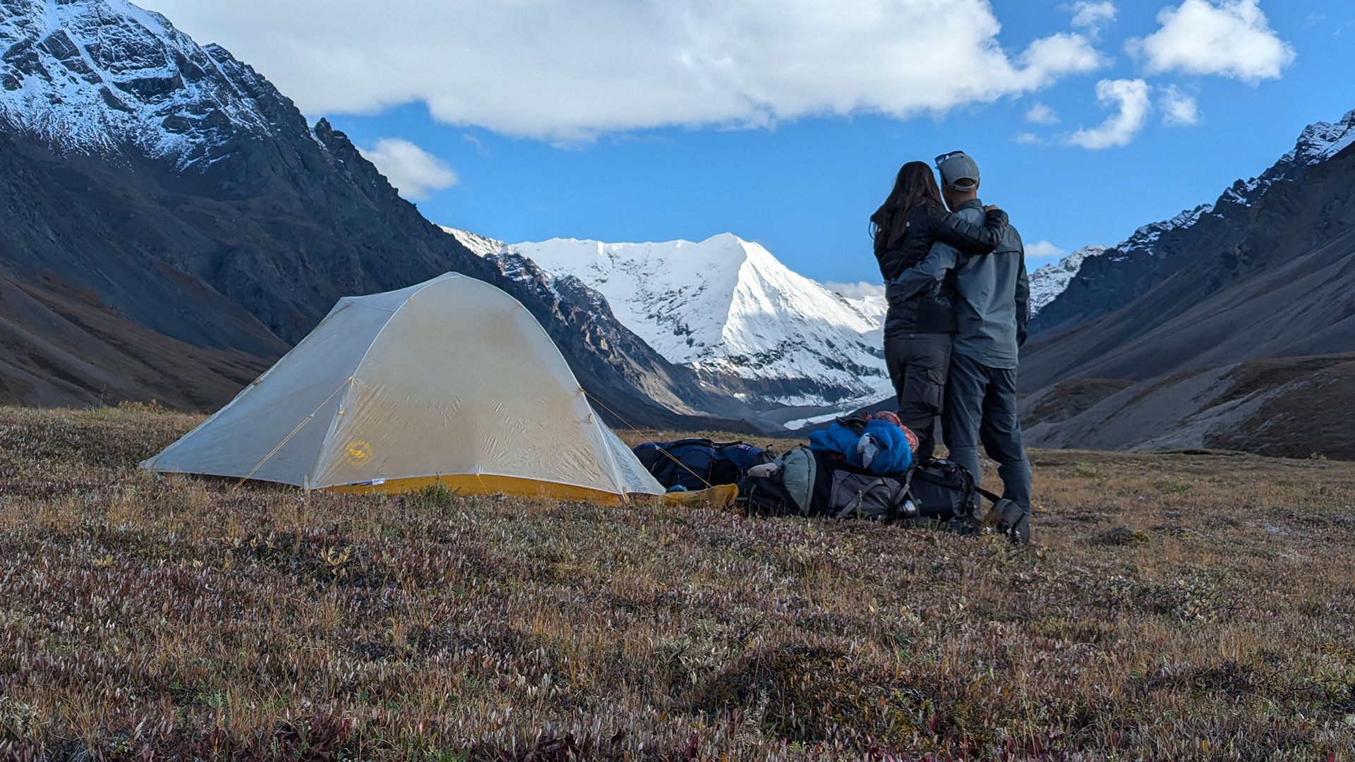 Unterwegs mit dem Zelt in Alaska