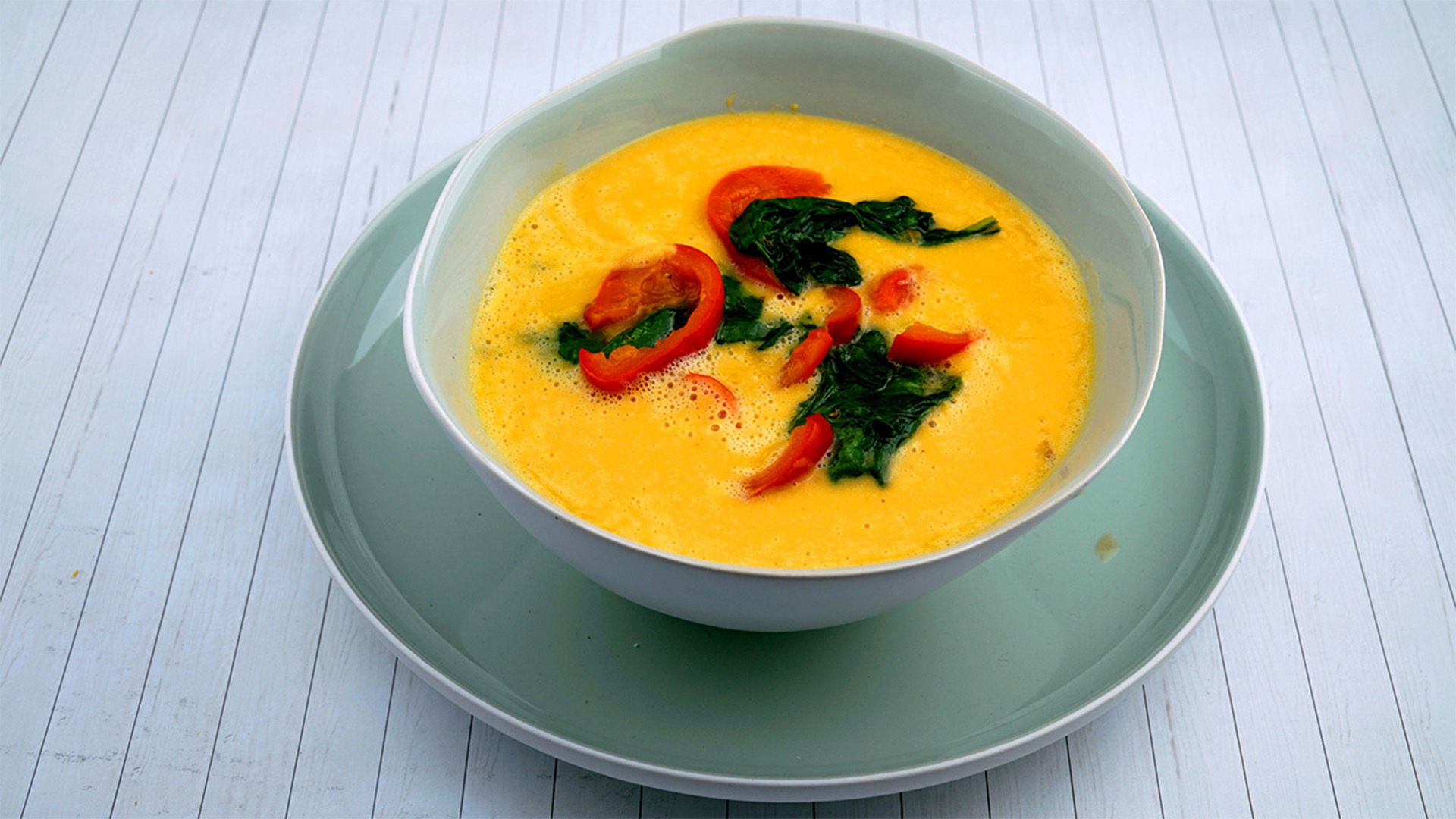 Süßkartoffel-Kokos-Suppe