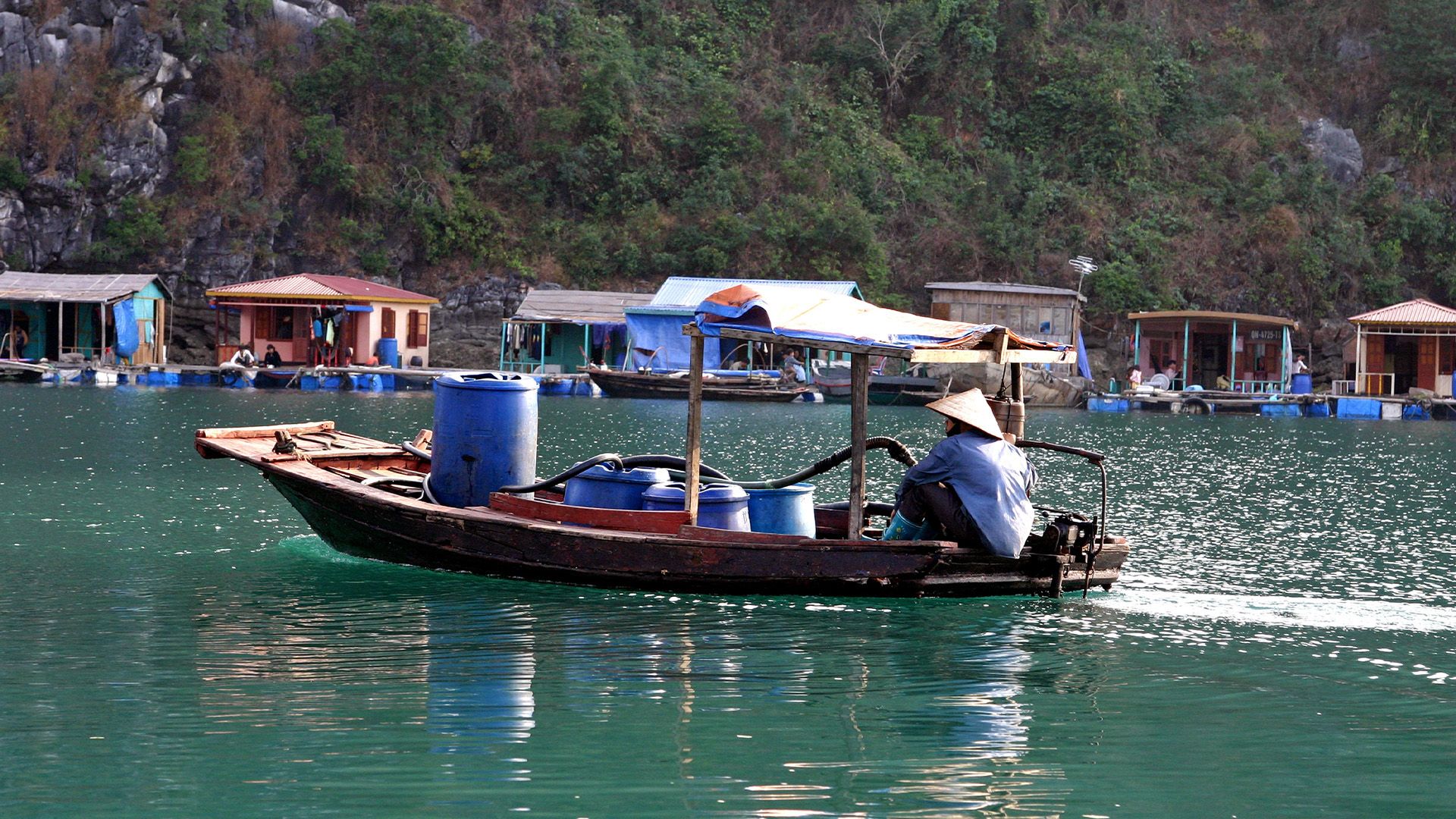 Die schwimmenden Dörfer der Ha Long Bucht