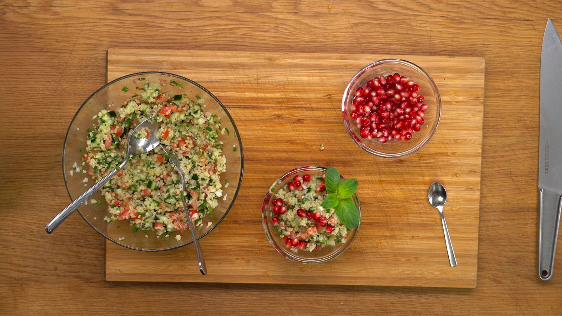 Tabouleh mit Granatapfel