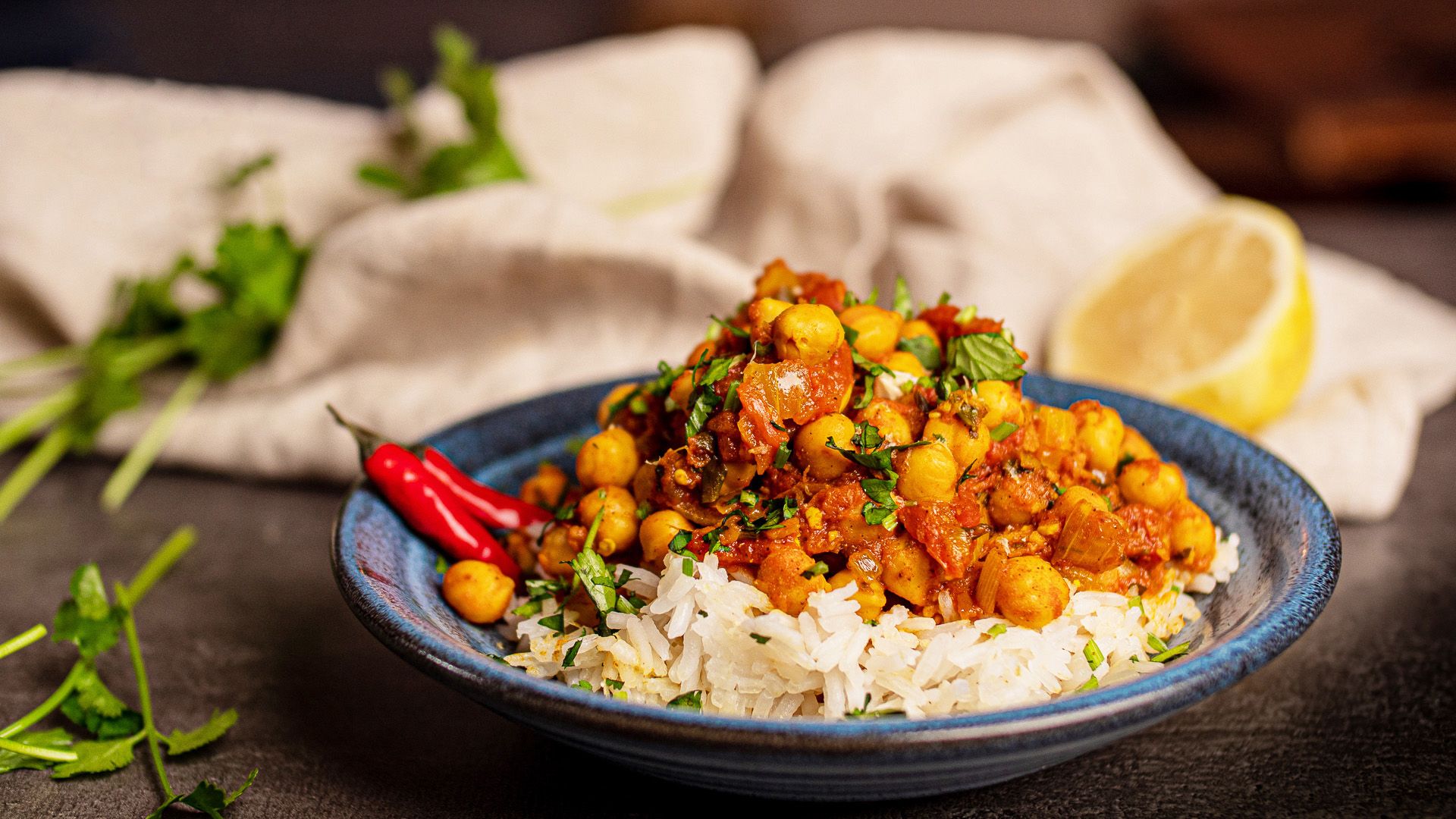 Lange satt für 5 Euro: Kichererbsen Curry