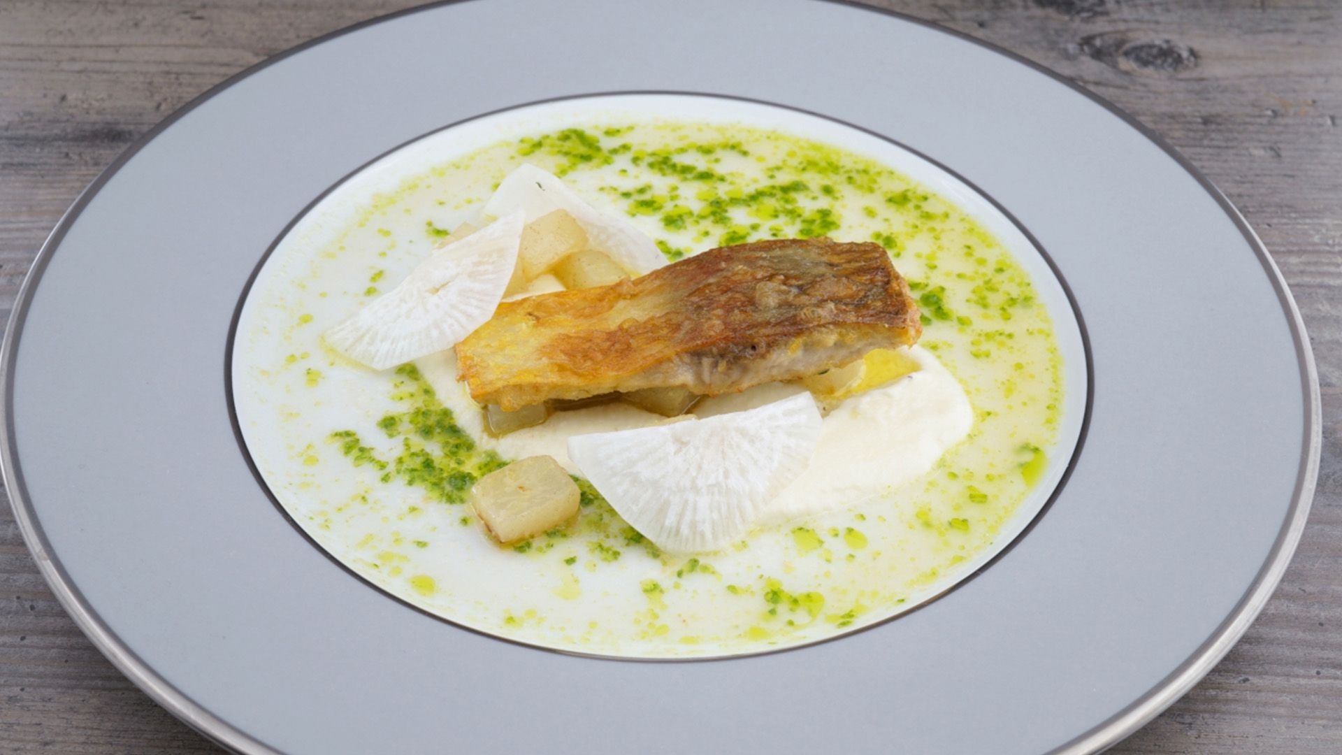 Waldviertler Karpfenfilet mit Kohlrabi