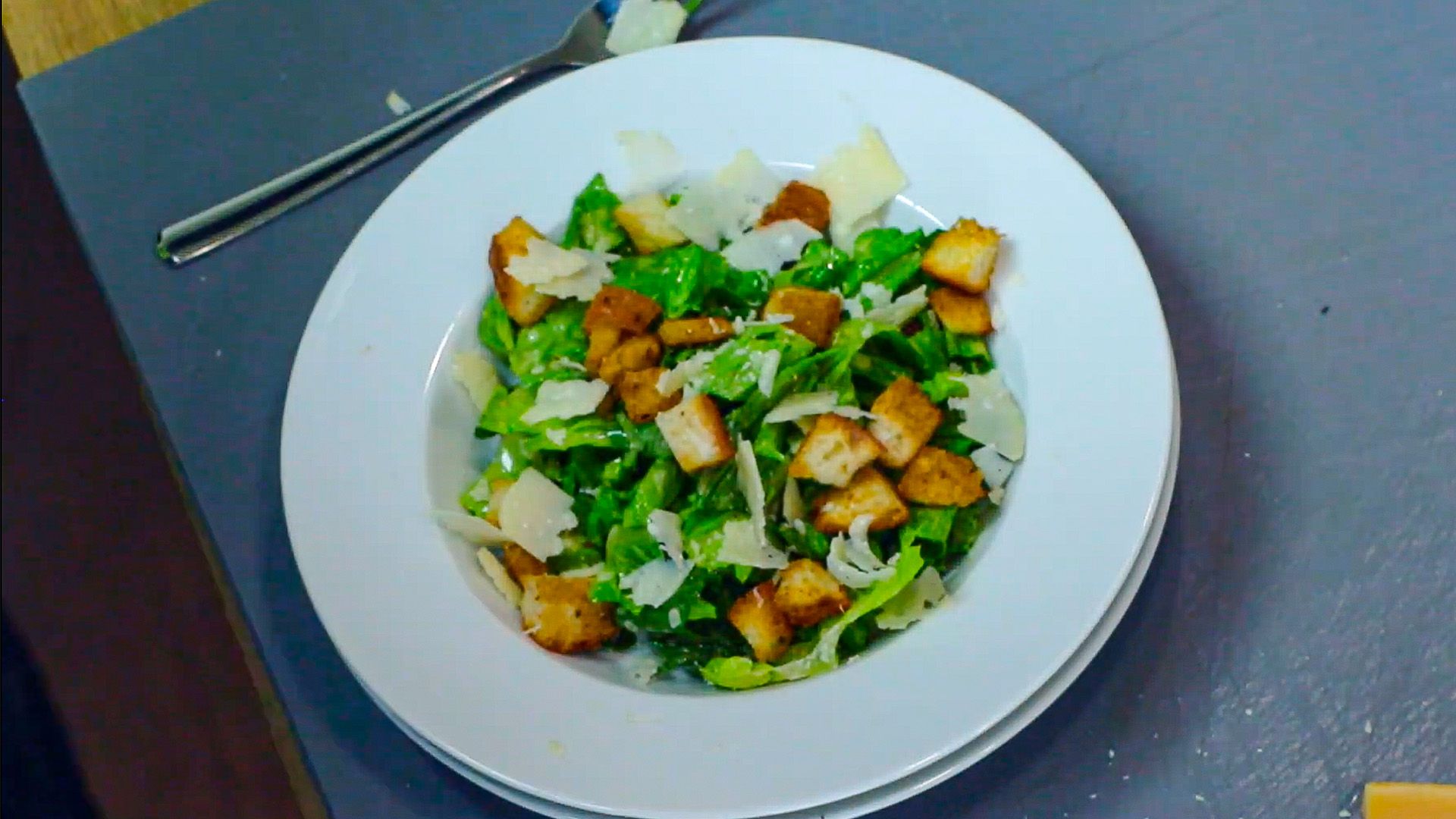 Cesar Salat mit Croutons