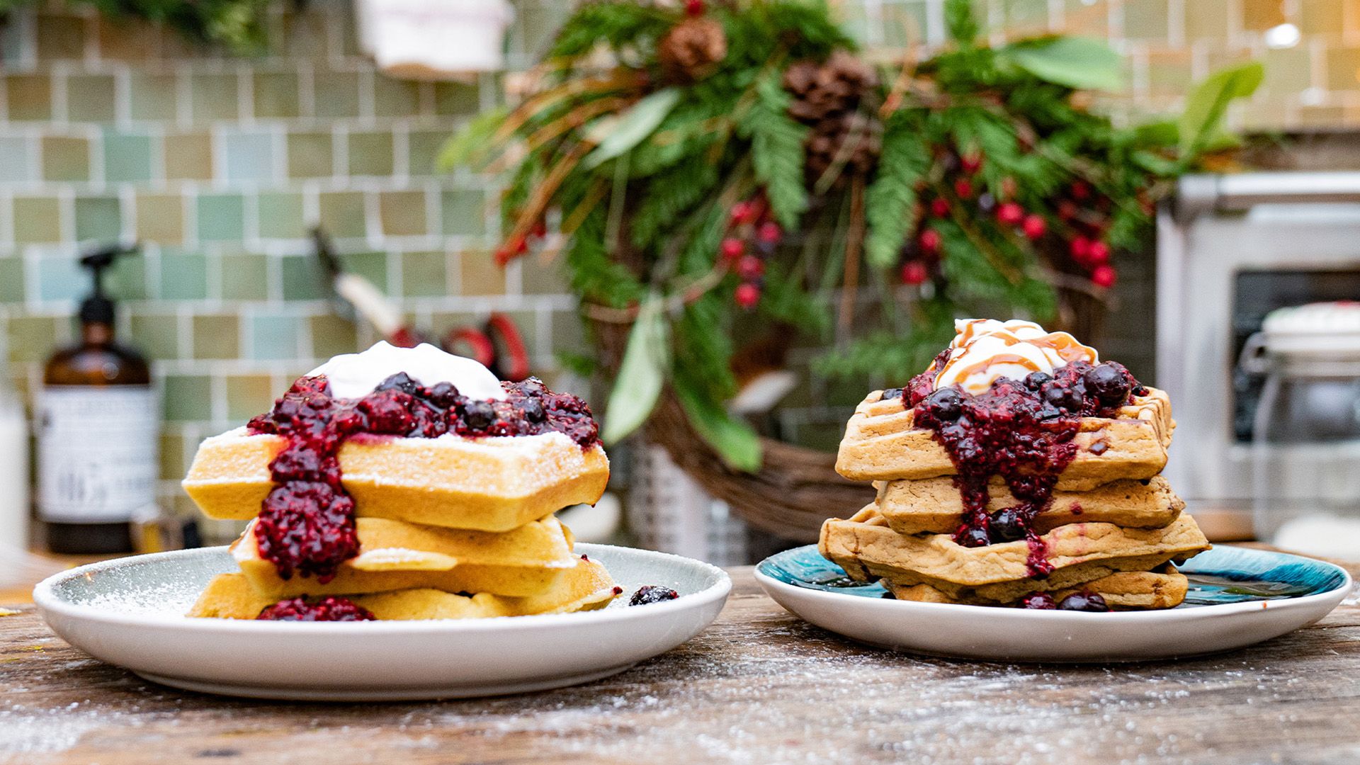 Waffeln gesund und normal