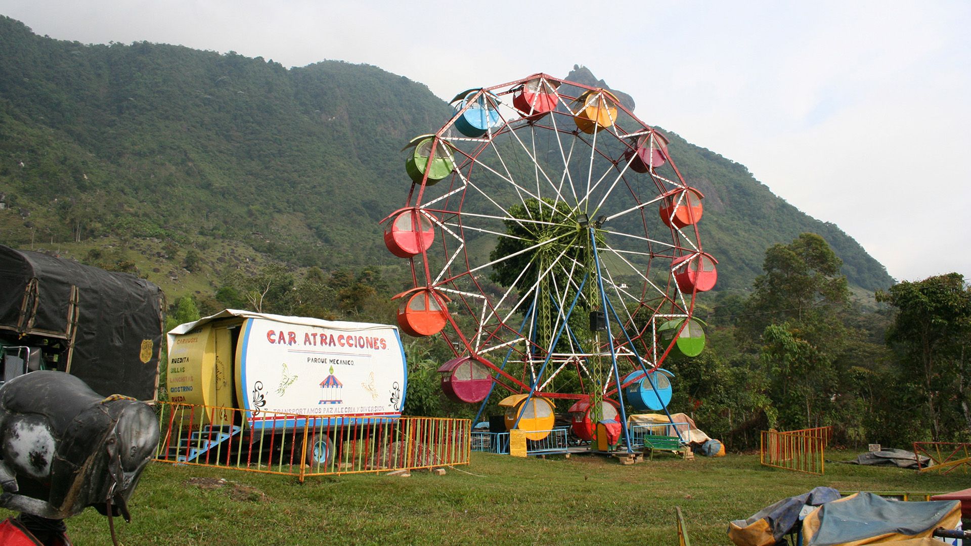 Kolumbien - Ein Riesenrad auf Reisen