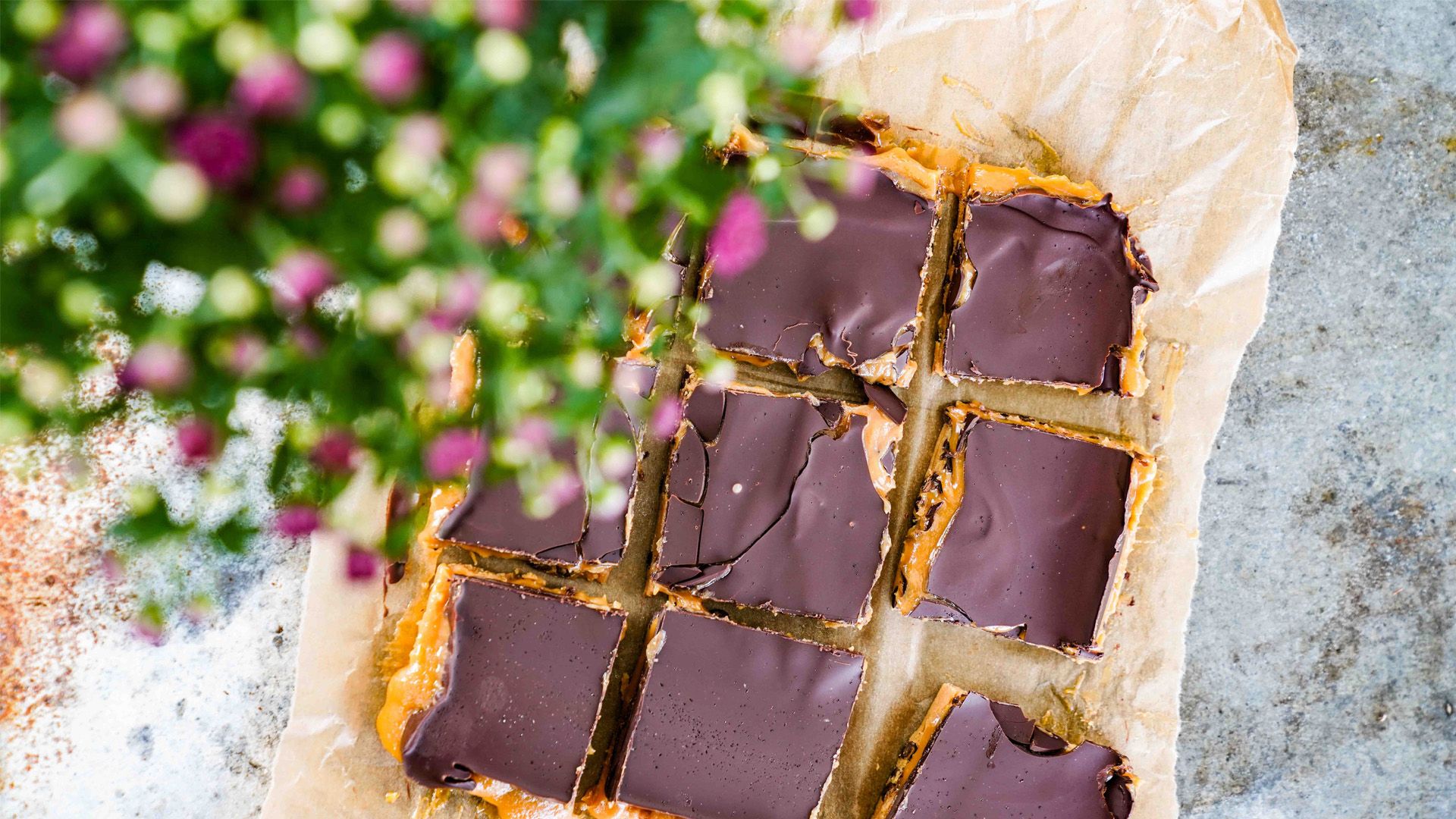 Vegane Karamell Cookie-Dough Bites