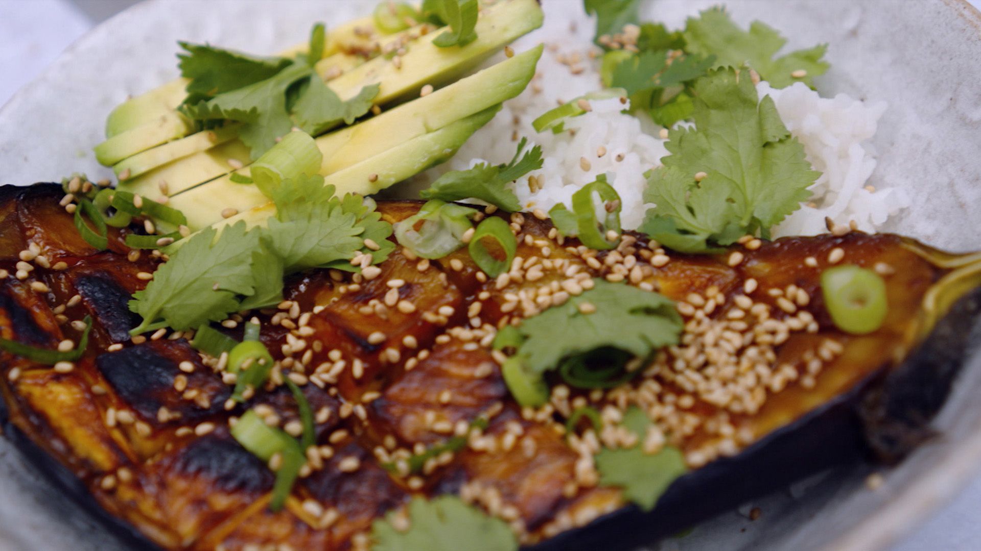 Miso-Aubergine Bowl