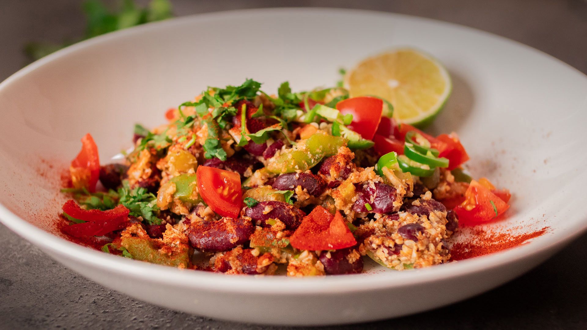 Mexikanische Bohnenpfanne (Low Carb Rezept)