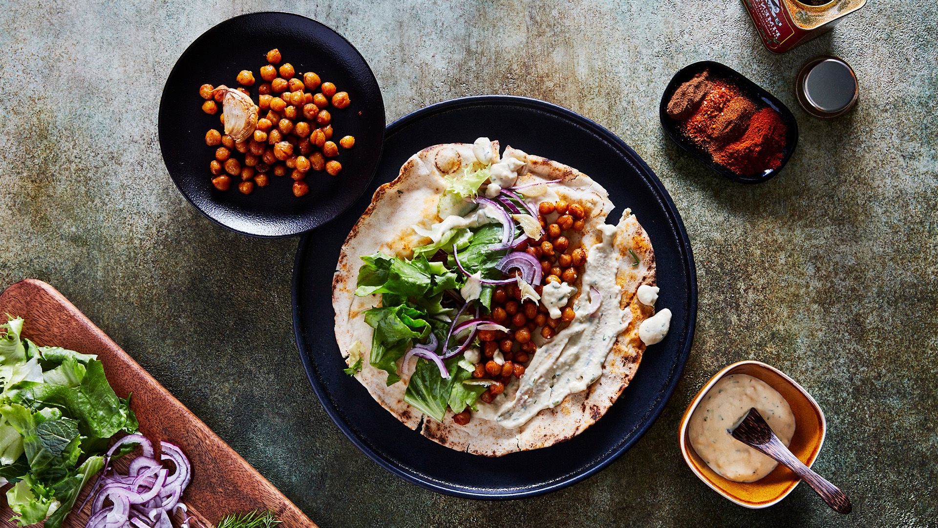Schnelles Mittagessen: Kichererbsen Wraps
