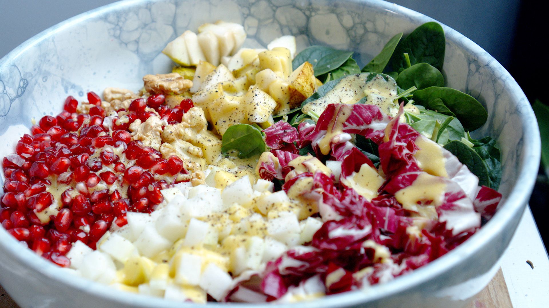 Radiccio Birnen Salat
