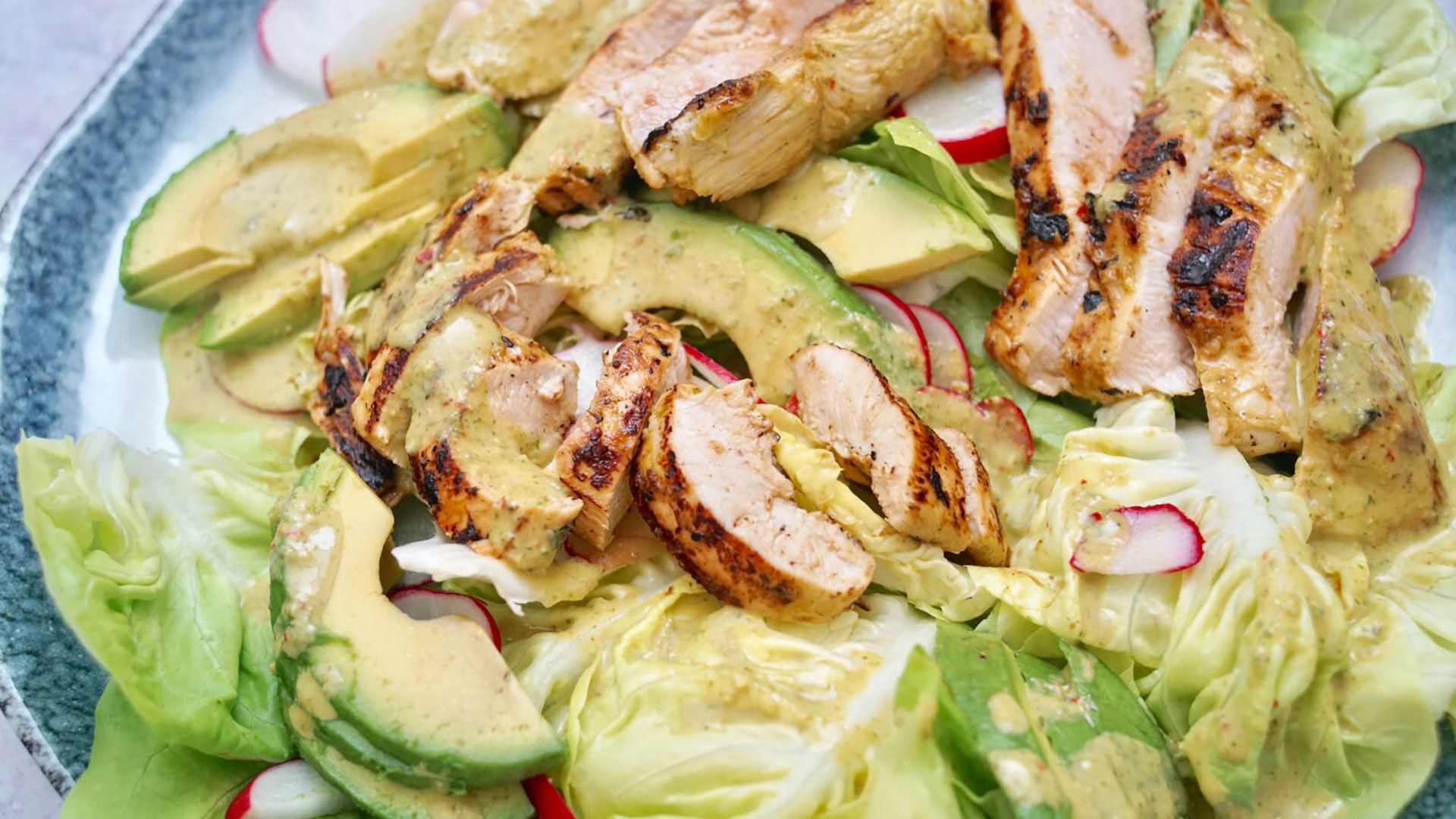 Grillhendlsalat ¿ Mexikanisch inspiriert