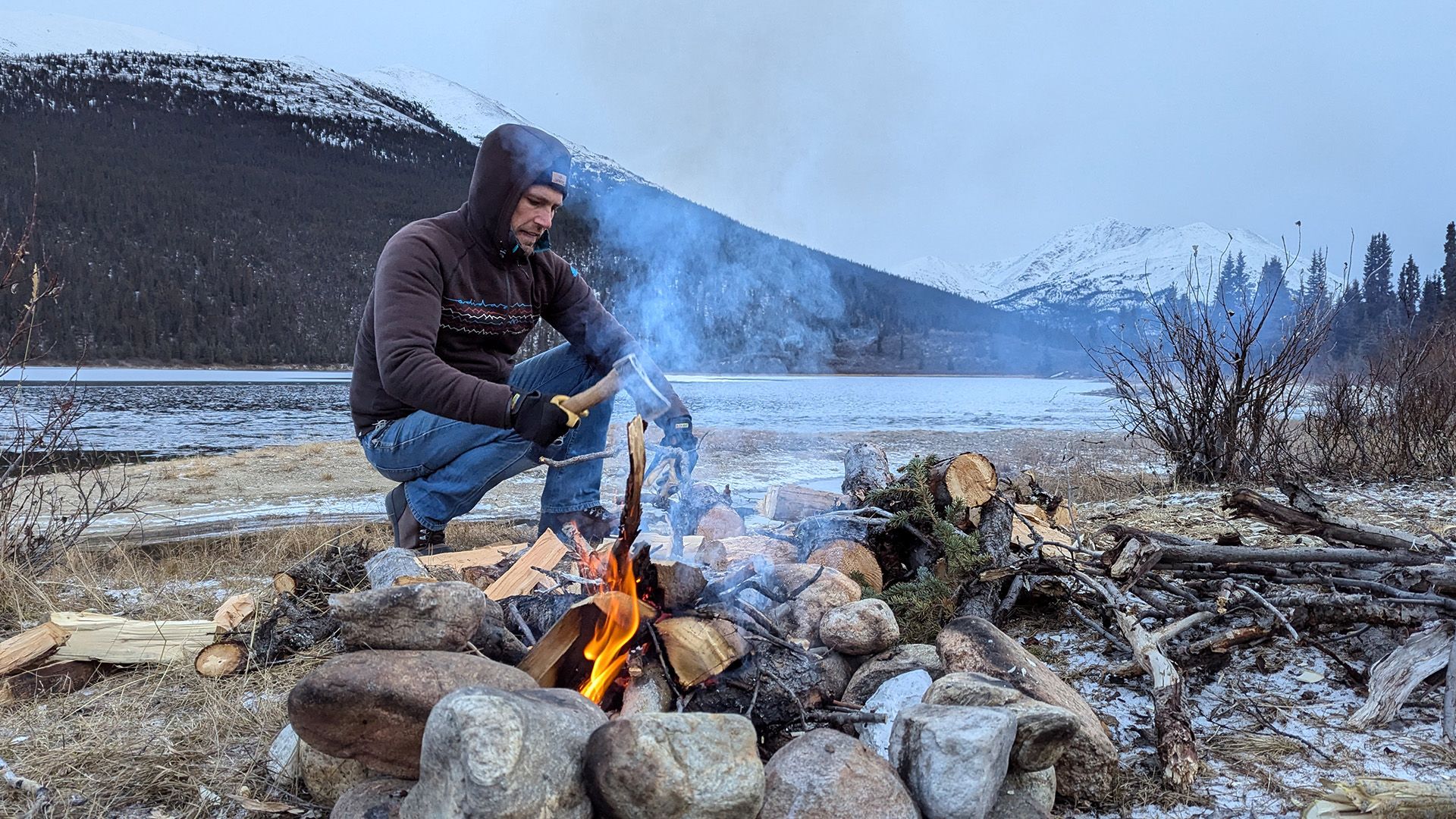 Winter Camping in Kanada