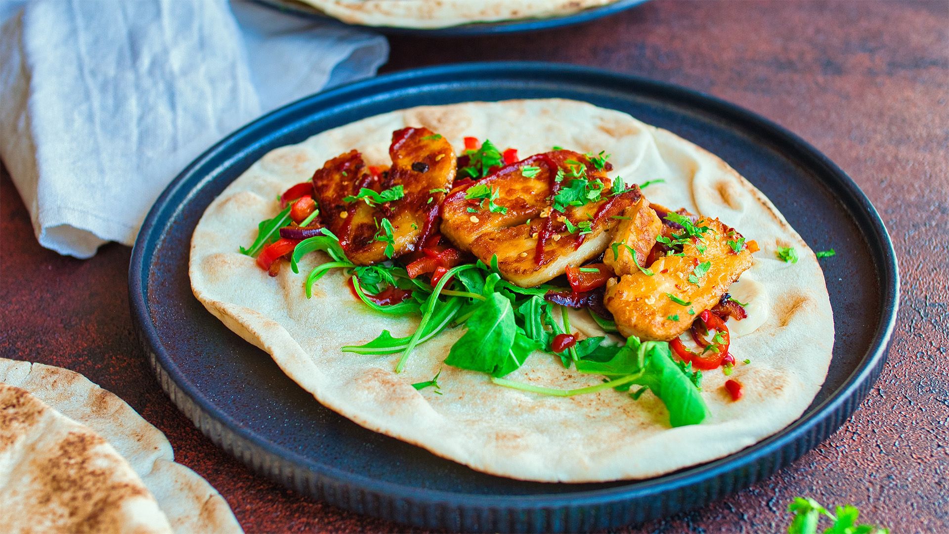 Halloumi Wraps, die dich vom Hocker hauen!