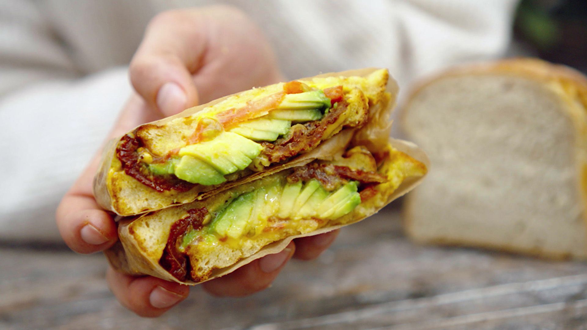 Saftiges Veggie-Sandwich